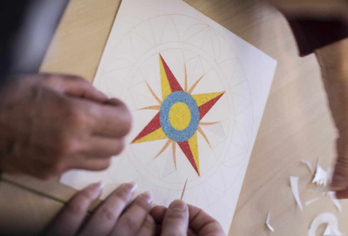 2017 06 14 Smėlio mandala 