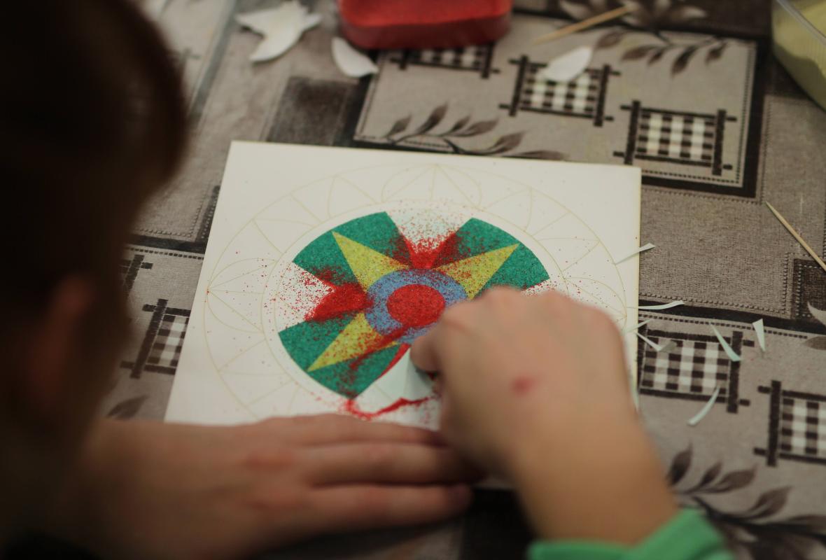 2017 09 26 Smėlio mandala 