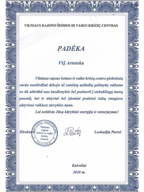 seimos padeka 2020